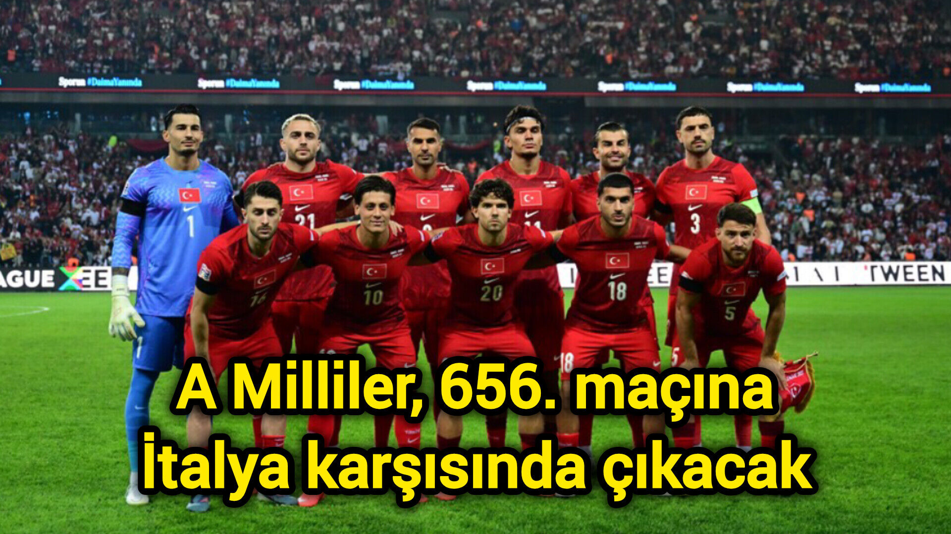 A Milliler, 656. maçına İtalya karşısında çıkacak