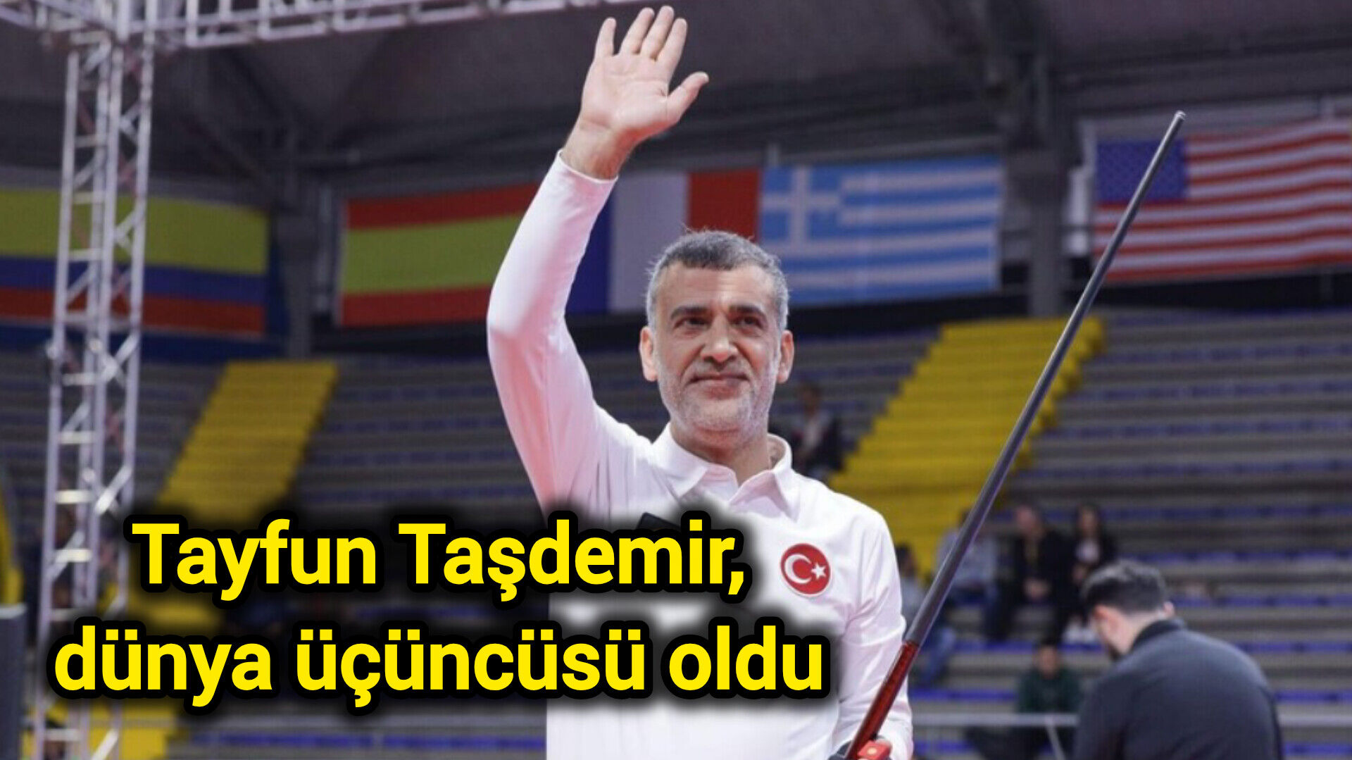 Tayfun Taşdemir, dünya üçüncüsü oldu