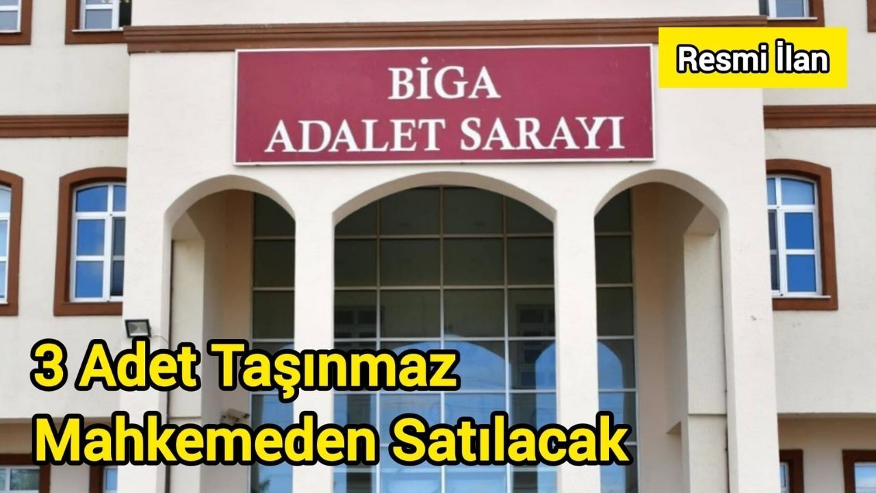 3 Adet Taşınmaz Mahkemeden Satılacak