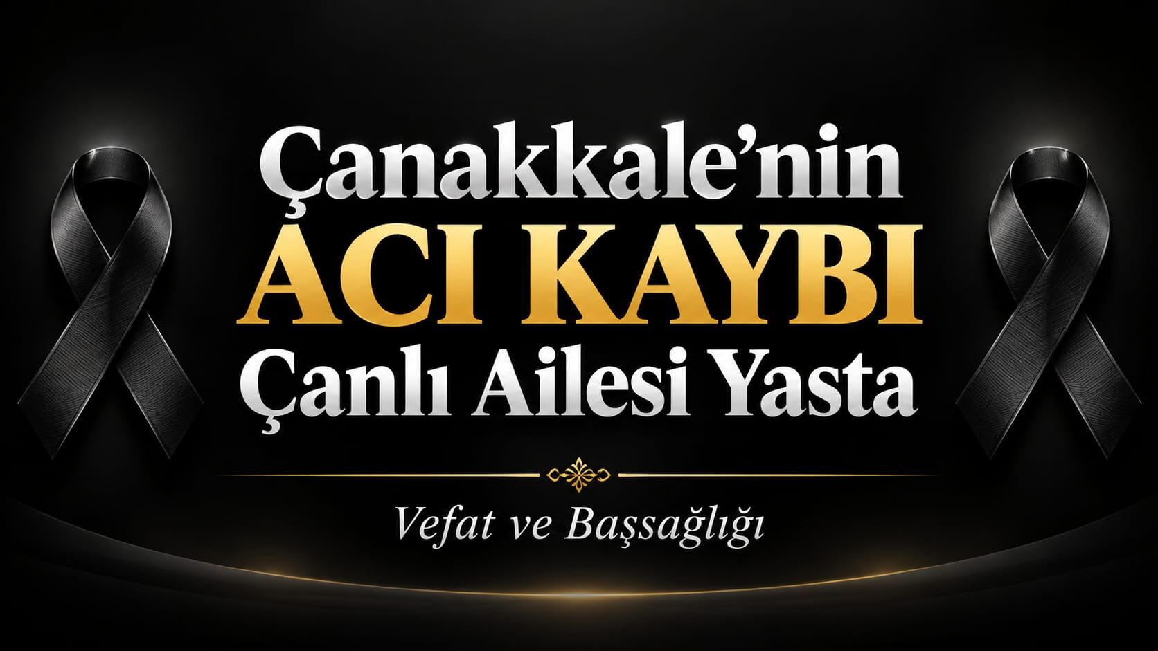 Çanakkale'nin Acı Kaybı: Çanlı Ailesi Yasta