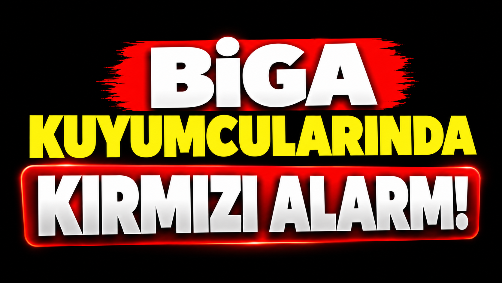 Biga Kuyumcularında Kırmızı Alarm!