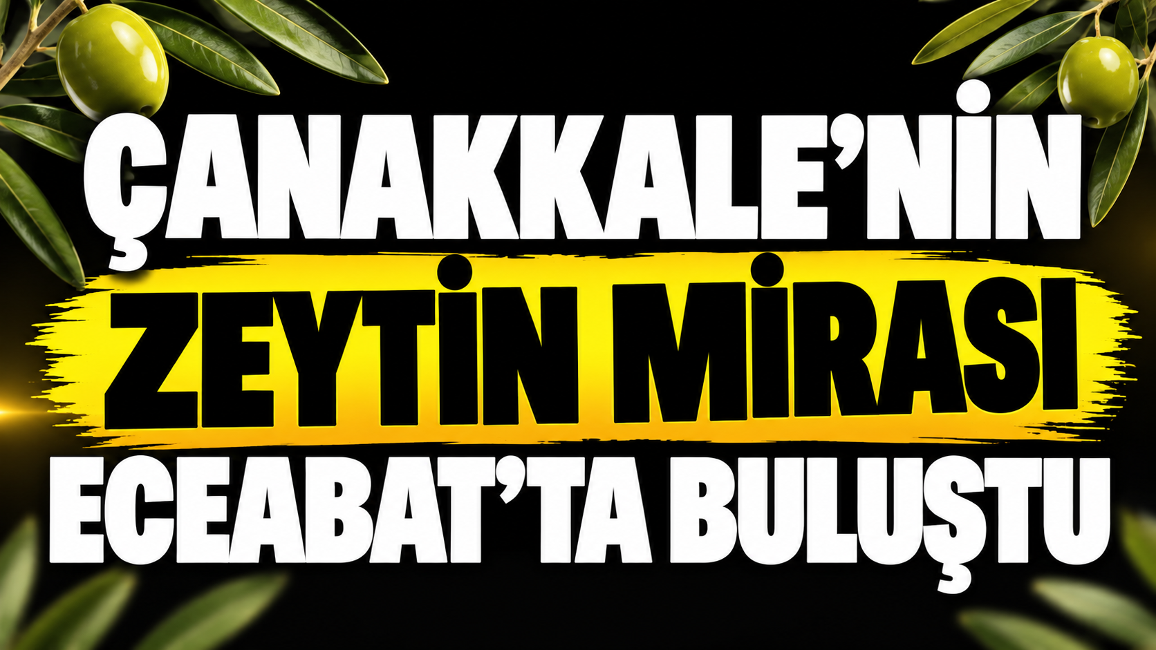 Çanakkale’nin Zeytin Mirası Eceabat’ta Buluştu