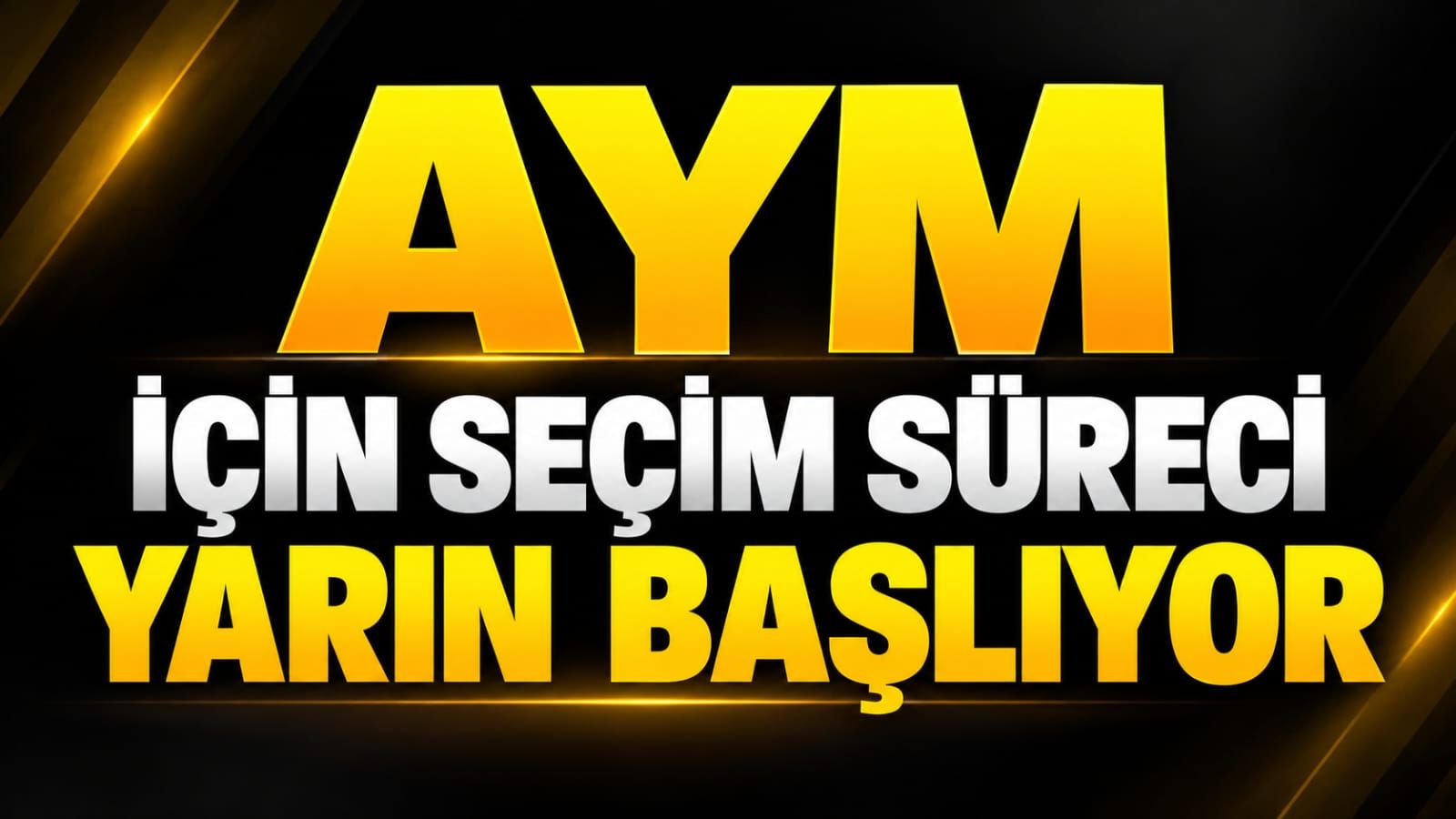 AYM için seçim süreci yarın başlıyor