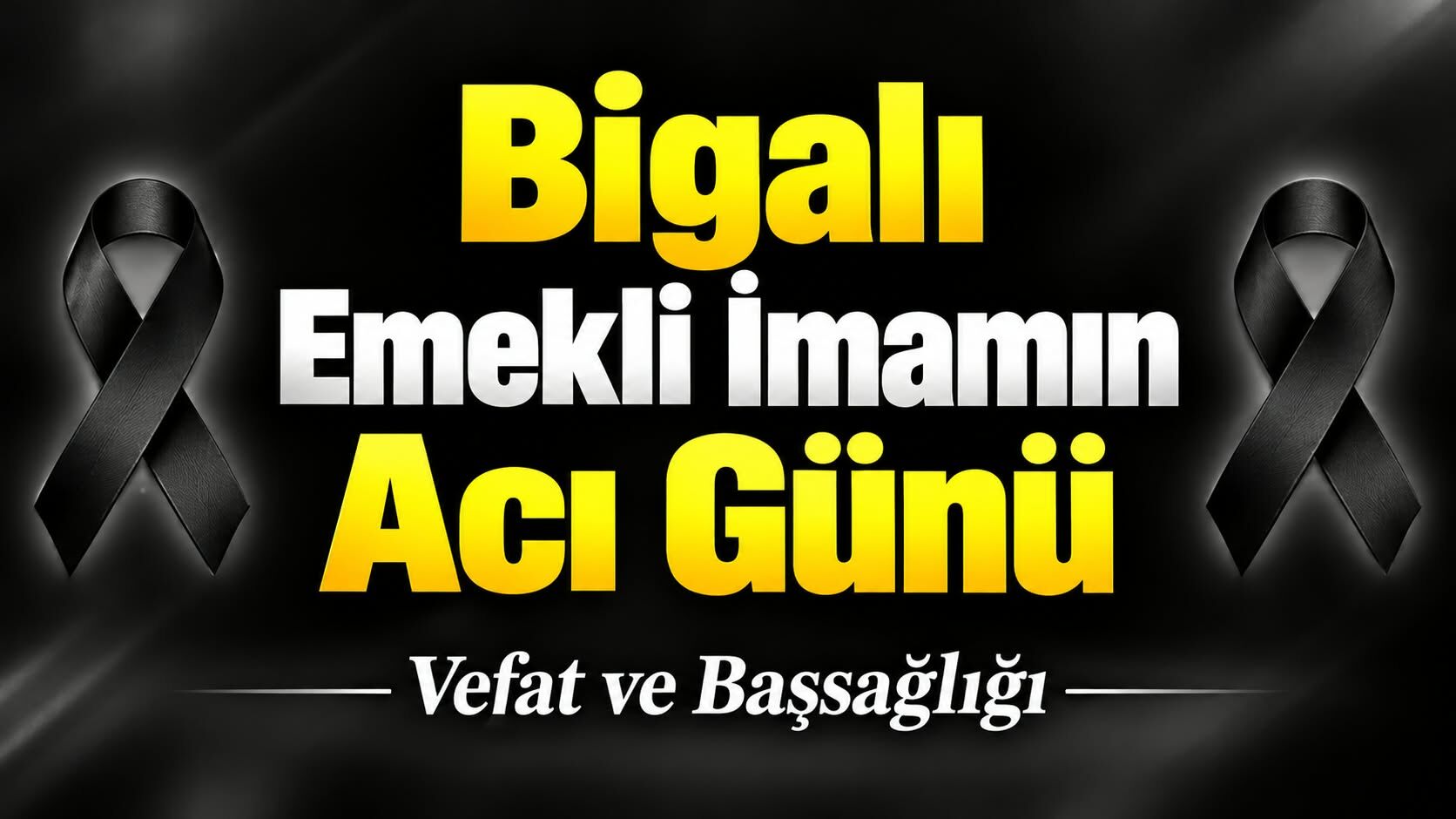Bigalı Emekli İmamın Acı Günü
