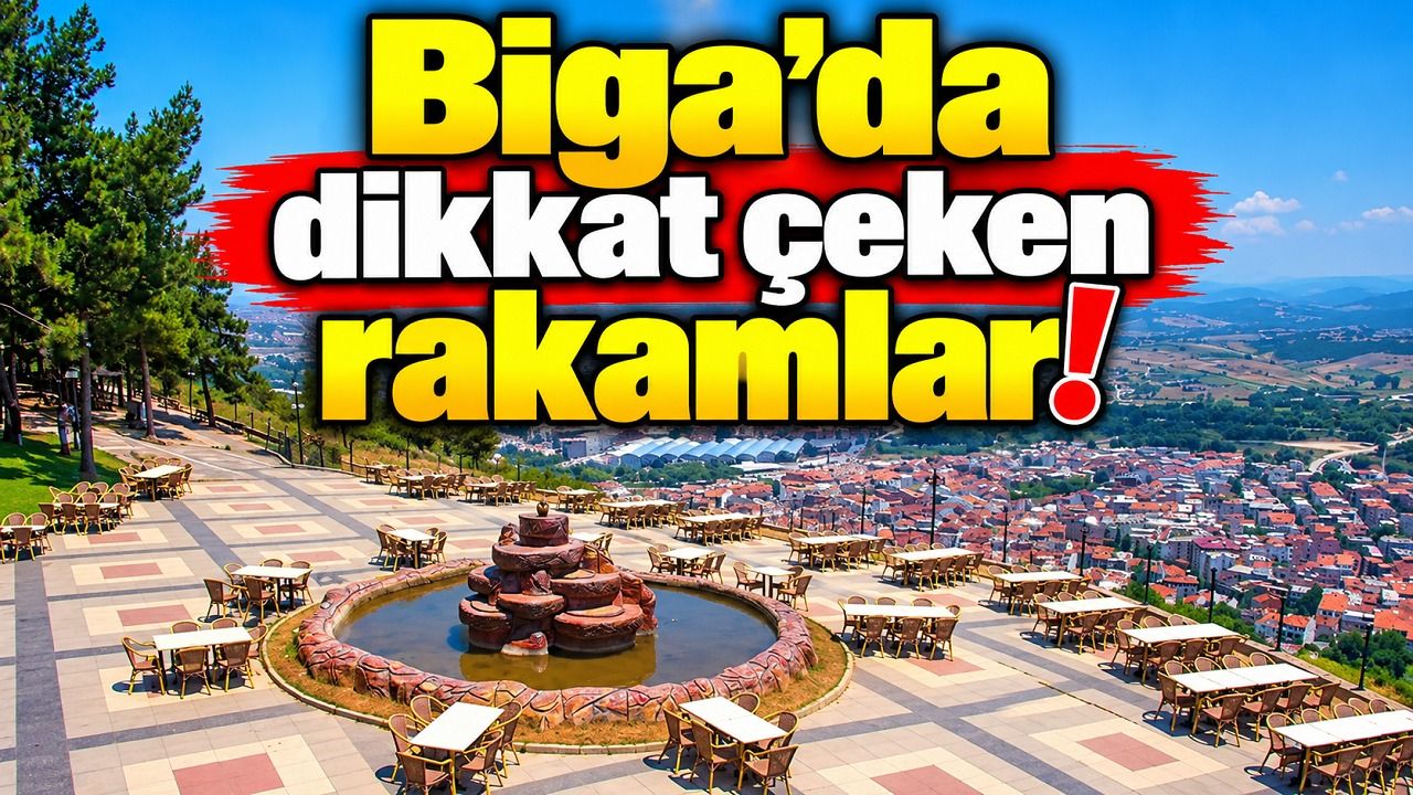 Biga’da dikkat çeken rakamlar!