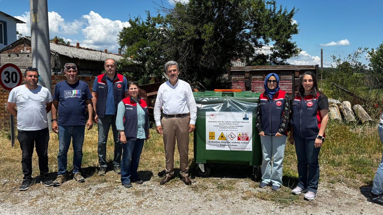 Temiz Çanakkale İçin Güç Birliği: Zirai İlaç Atıklarında Rekor Toplama!
