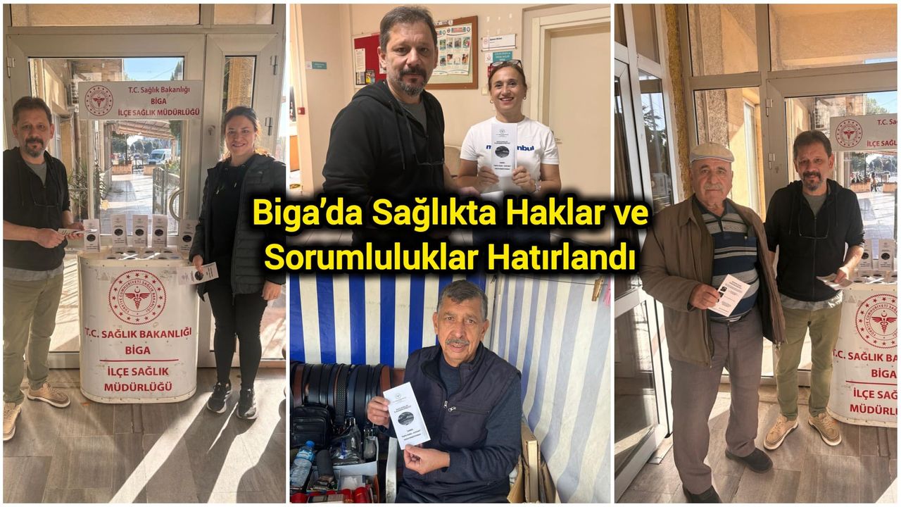 Biga’da Sağlıkta Haklar ve Sorumluluklar Hatırlandı