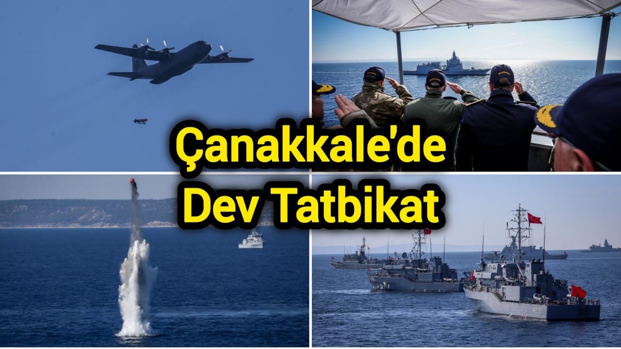 Çanakkale'de Dev Tatbikat