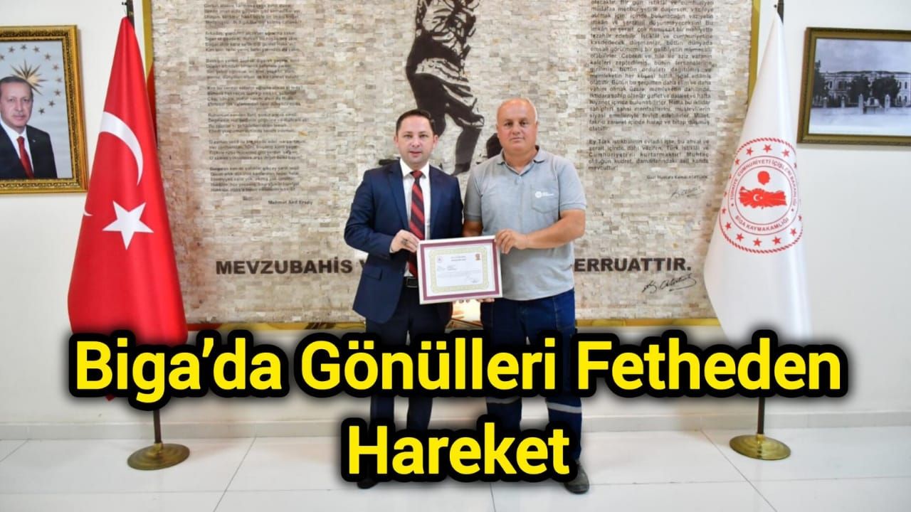 Biga’da Gönülleri Fetheden Hareket