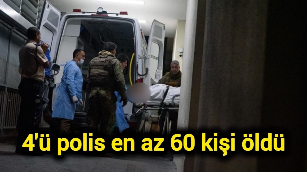 4'ü polis en az 60 kişi öldü