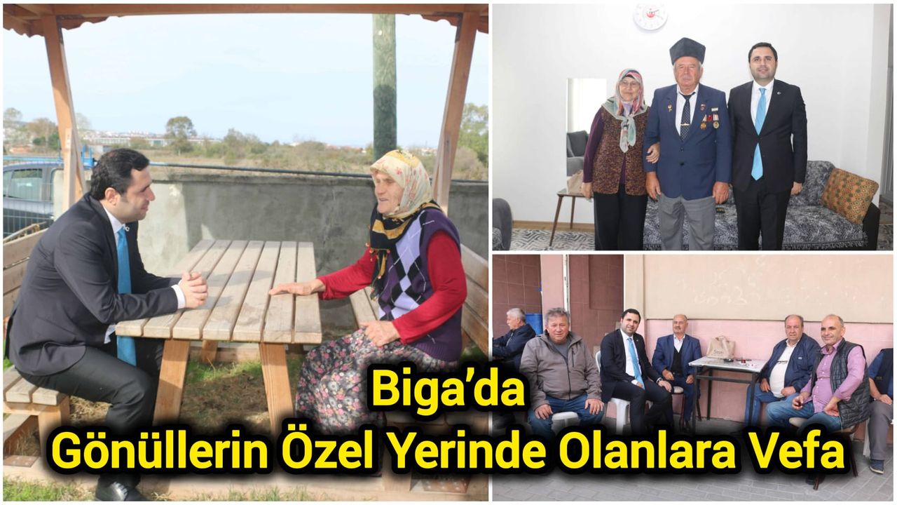 Biga’da Gönüllerin Özel Yerinde Olanlara Vefa