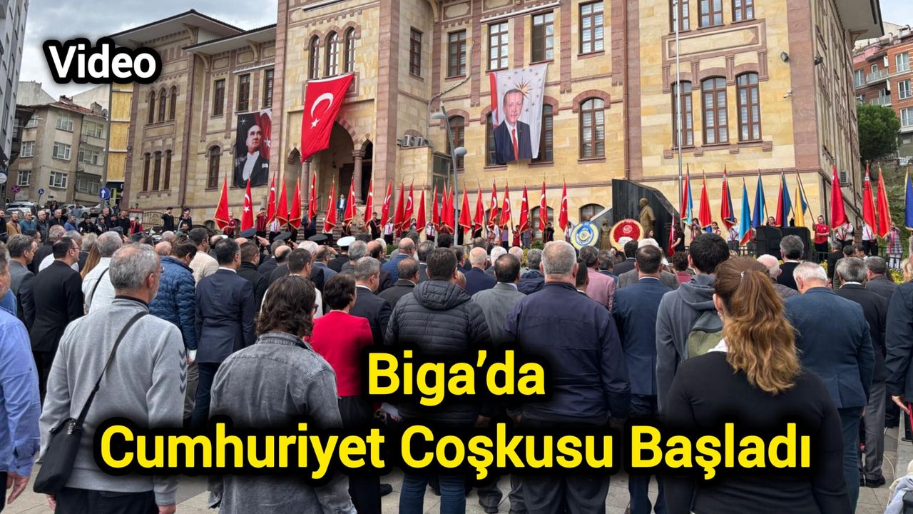 Biga’da Cumhuriyet Coşkusu Başladı