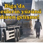 Biga’da sürücülerin yüzünü güldüren gelişme!