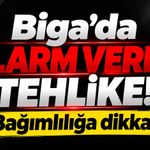 Biga’da alarm veren tehlike! Bağımlılığa dikkat