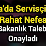 Biga’da Servisçilere Rahat Nefes: Bakanlık Talebi Onayladı
