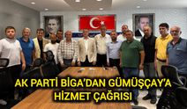 AK Parti Biga’dan Gümüşçay’a Hizmet Çağrısı