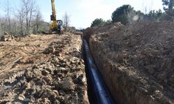 Biga Belediyesi Su Ana İsale Hattını Yenileme Çalışmalarına Devam Ediyor