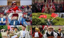 Tüm yurtta 23 Nisan kutlandı: İstanbul, Ankara, Çanakkale, Adana, Konya, Tekirdağ...