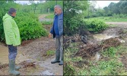 Yağışlardan etkilenen Biga'nın köyüne ziyaret