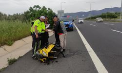 2 motosikletin çarpıştığı kazada sürücüler yaralandı