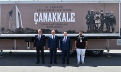 "Çanakkale Savaşları Mobil Müzesi"ni Tekirdağ Valisi Soytürk ziyaret etti