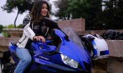 Üniversiteli kadın motosikletçi cesaretiyle hemcinslerine örnek oluyor
