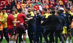 Derbi öncesi futbolcular arasında gerginlik çıktı