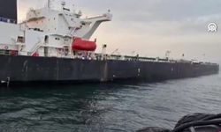 Çanakkale Boğazı'nda zorlu anlar: 241 metrelik dev tanker...