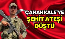 Çanakkale’ye şehit ateşi düştü