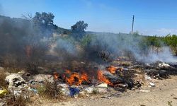 Çanakkale’nin o köyünde bayramda yangın paniği