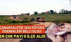 Çanakkale’de 2024 KÖYDES ödenekleri belli oldu! En çok payı o ilçe aldı