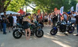 Motosiklet tutkunları Çanakkale'de bir araya geldi