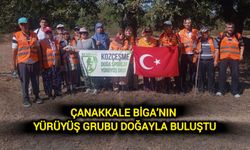 Çanakkale Biga’nın Yürüyüş Grubu Doğayla Buluştu