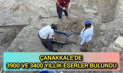 Çanakkale'de 3900 ve 3400 yıllık eserler bulundu