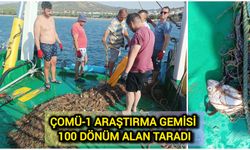 ÇOMÜ-1 Araştırma Gemisi, 100 Dönüm Alan Taradı…