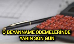 O beyanname ödemelerinde yarın son gün