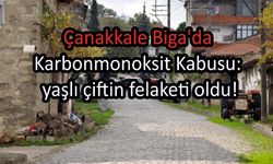 Çanakkale Biga’da Karbonmonoksit Kabusu: yaşlı çiftin felaketi oldu