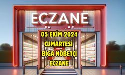 Cumartesi Biga'da Nöbetçi Eczane