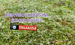 Çanakkale Biga’nın Uludağ’ına ilk kar düştü!