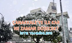 Çanakkale’ye ilk kar ne zaman düşecek?