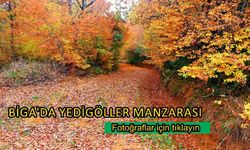 Çanakkale Biga’da yedigöller manzarası