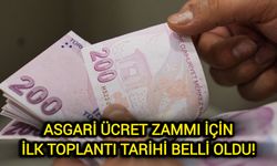 Asgari ücret için ilk toplantı tarihi belli oldu!