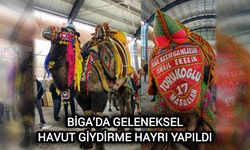 Çanakkale Biga’da geleneksel havut giydirme hayrı yapıldı