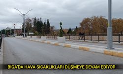 Çanakkale Biga'da Hava Sıcaklıkları Düşmeye Devam Ediyor