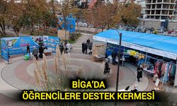 Çanakkale Biga’da öğrencilere destek kermesi