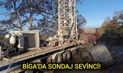 Çanakkale Biga’da sondaj sevinci!