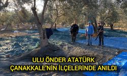 Ulu Önder Atatürk, Çanakkale'nin ilçelerinde anıldı