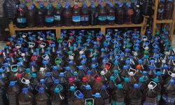 1300 litre sahte içki ele geçirildi