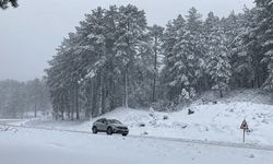 Çanakkale'de ulaşıma kar engeli