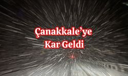 Çanakkale’ye Kar Geldi